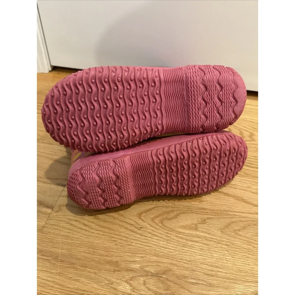 Bogs Flower Dots Youth Girls Size 6 Pink Floral Waterproof Winter Snow Boots
